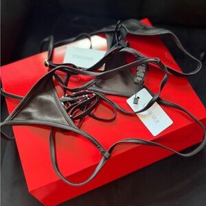 Sleek Black Triangle Bra by [Brand]